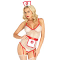 Miniatyrbilde 1 av 5: Skolejente sykepleier cosplay kostymer sexy og pen skolekostyme sexy undertøy studentuniform hemmelig rollespill XXL