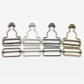 Miniatyrbillede 4 af 5: Metal Dungaree Spænder med Rektangulære Skydespænder til Seler og Remme 3,8 mm Indvendig Bredde 2 sæt (bronze)
