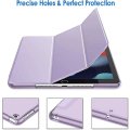 Miniatyrbillede 3 af 5: Bebetter Jetech Etui til iPad 10,2-tommer (2021/2020/2019-model, 9/8/7. generation), automatisk vækning/dvale-cover (lyslilla) LANG