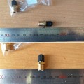 Miniatyrbillede 2 af 5: 2 STK 1/8 NPT MPT Massiv Messing Luftkompressor Tank Påfyldningsventil Sekskantventiler & Dele Biltilbehør M8 M10