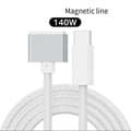 Pikkukuva 5 / 5: 140W Type C - MagSafe 3 -sovitinkaapeli Macbook Pro Air Silverille
