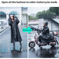 Miniatyrbillede 3 af 4: Lang fuld krops vandreture jakke regn poncho