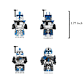 Miniatyrbild 4 av 5: 12 st/set 501:a Legionen ARC Troopers Minifigur Byggklossar Leksaker