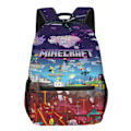 Pikkukuva 1 / 5: Minecraft-koululaukut ala- ja yläkoululaisille, lasten reput, suuri kapasiteetti, mukavat ja helpot kantaa A