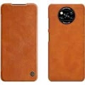 Miniatyrbild 2 av 3: Nillkin QIN Smartcase Genuine leather For Redmi Note 8 Pro - Brown