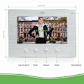 Miniatyrbild 3 av 4: ELRO DV477IP2 WiFi IP Video Intercom för 2 familjer med 2x7 tums färgskärm och Live View Grå