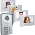 Miniatyrbild 1 av 4: ELRO DV477W4 4-familjs videodörrintercom - 7 tum - 16 ringsignaler - Grå Grå