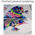 Miniatyrbild 5 av 5: Diy 5d Diamantmålningssats, Diamantmålningssats Diamantbroderisats Med Färgglad Katt Diamantbroderisats För Hemväggsdekoration