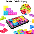 Miniatyrbild 2 av 5: Pop Fidget Toy Its - Bubble Big Puzzle Pop Push It&Popper Bubble Sensory Fidget Toys/Relief Squeeze Toys/Puzzle Game (Svart-26pcs)