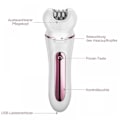 Miniatyrbild 5 av 5: 5-i-1 Sladdlös Epilator för Kvinnor, Laddbar Kvinnlig Epilator med Dubbla S