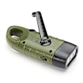 Miniatyrbild 2 av 5: Hand Cranking Solar Powered Rechargeable Flashlight Emergency Led