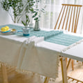 Miniatyrbild 4 av 5: Rektangulär bordsduk för matsal kök inredning, 140 x 260 cm