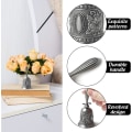 Miniatyrbild 4 av 5: Silver handklocka ringklocka mässings bröllopsklockor