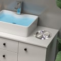 Miniatyrbild 4 av 4: Rostfritt Stål Sopkorg Fällbart Lock - Inbyggt Fällbart Lock för Kitche