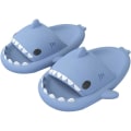 Miniatyrbild 1 av 5: 2022 Unisex Shark Slides, Cartoon Animal Tofflor Fluffy Shark Sa