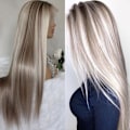 Miniatyrbild 1 av 5: Lång rak syntetisk peruk blandad brun och blond färg peruker för kvinnor Hig
