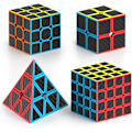 Miniatyrbild 1 av 5: Speed ​​Cubes Set, Pyramid Speed ​​Cubes Puzzle Cubes Set, Smooth