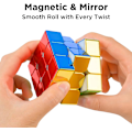 Miniatyrbild 2 av 3: Magnetisk spegelhastighetsreflektion Magic Cube 3x3x3, virvelvindpojke