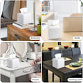 Miniatyrbild 4 av 5: 2-pack, VIVIDLY servettbehållare, fyrkantig modern PU-läder servettbehållare