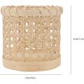 Miniatyrbild 2 av 5: Rattan pennhållare handvävd korg i rotting - primärfärg