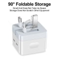 Miniatyrbild 5 av 5: 40W USB C Snabbladdare, 2 USB-C-portar, Snabbladdare för iphone 13/