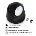 Miniatyrbild 3 av 3: Utomhusvägglampa med rörelsesensor LED utomhusbelysning trådlös