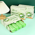Miniatyrbild 3 av 4: 60-pack sopsäckar rivbeständiga matavfallspåsar 60*80CM