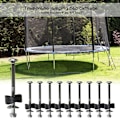 Miniatyrbild 1 av 3: 12 st Trampolin inhägnad stolpe gap spacers, galvaniserat stål Trampolin