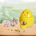 Miniatyrbild 4 av 5: Liten keramikdispenser för vatten till smådjur, hamstermatskål, automatisk