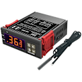 Miniatyrbild 1 av 4: STC-1000 Temperaturkontroller, 12V 10A Multifunktionell Digital Termostat m