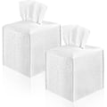 Miniatyrbild 1 av 5: 2-pack, VIVIDLY servettbehållare, fyrkantig modern PU-läder servettbehållare