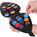 Miniatyrbild 5 av 5: Gitarrplektrumbox med 22 plektrum, PU-läder plektrum multipack
