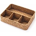Miniatyrbild 1 av 5: Rattan te-påshållare, kaffe/sockerpåseorganisatör, vävd delad