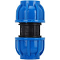 Miniatyrbild 1 av 5: 4 st PE-plast raka kopplingar 32 mm till 32 mm vattenrör adapter