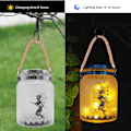 Miniatyrbild 3 av 5: Solcellslampor, IP44 Vattentäta Utomhus Mason Jar Solcellslampor för