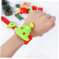 Miniatyrbild 5 av 5: 4 st Slap Armband Slap Kids Snap Bandbander för Jul Pop C