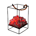 Miniatyrbild 1 av 3: Imitation Charcoal Flames Dekorativa LED-lampor Smidesjärn Prydnader Jul Halloween Gåvor