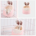 Miniatyrbild 5 av 5: 2PCS Hamster Mini Säng, Varm Liten Husdjur Djur Hus Sängkläder, Mysig