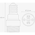 Miniatyrbild 5 av 5: Socket Adapter Converter E14 till G9 Sockets - Bajonett Bas Lamp Hållare Adapter för LED Halogen Glödlampa 5st
