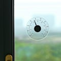 Miniatyrbild 4 av 5: Fönstertermometer för Utomhus Inomhus, Batterifri, Klar Skala, Väder