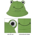 Miniatyrbild 2 av 5: 1 st groda Bob vuxen groda hatt hink groda hatt bomull sommar fiskare hatt kvinna hatt bomull solhatt för kvinnor