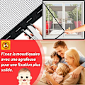 Miniatyrbild 3 av 5: 10M dubbelsidig självhäftande skrapremsa, självhäftande skrapremsa självhäftande grepptejp för väggbonader mattor 20mm (svart)