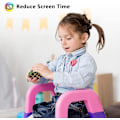 Miniatyrbild 5 av 5: Speed ​​Cubes Set, Pyramid Speed ​​Cubes Puzzle Cubes Set, Smooth