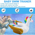 Miniatyrbild 4 av 5: Pool Float för barn Unicorn Swim Floats för småbarn i åldern 3-8 år Inflatab
