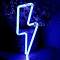Miniatyrbild 3 av 5: Neonljus Flash Neonljus LED-skylt formad ljus väggdekor för