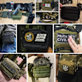 Miniatyrbild 3 av 3: Taktisk Molle-ficka EDC-ficka Multifunktionell militär midjeväska för vandring