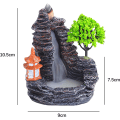 Miniatyrbild 2 av 5: Backflow Rökelsebrännare, Vattenfall Backflow Censer Hållare, Keramisk Aromaterapi Prydnad, Rökelsehållare för Heminredning, för Hem, Kontor, Sovrum