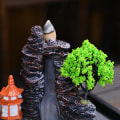 Miniatyrbild 3 av 5: Backflow Rökelsebrännare, Vattenfall Backflow Censer Hållare, Keramisk Aromaterapi Prydnad, Rökelsehållare för Heminredning, för Hem, Kontor, Sovrum