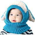 Miniatyrbild 1 av 5: Koreansk vintervalpsformad en-delad ullbabycape varm sjal Bab