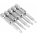 Miniatyrbild 1 av 5: 5PCS Triangulär huvud magnetisk skruvmejsel bits set S2 stål 1.8mm